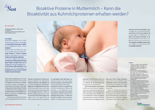 Bioaktive Proteine in Muttermilch