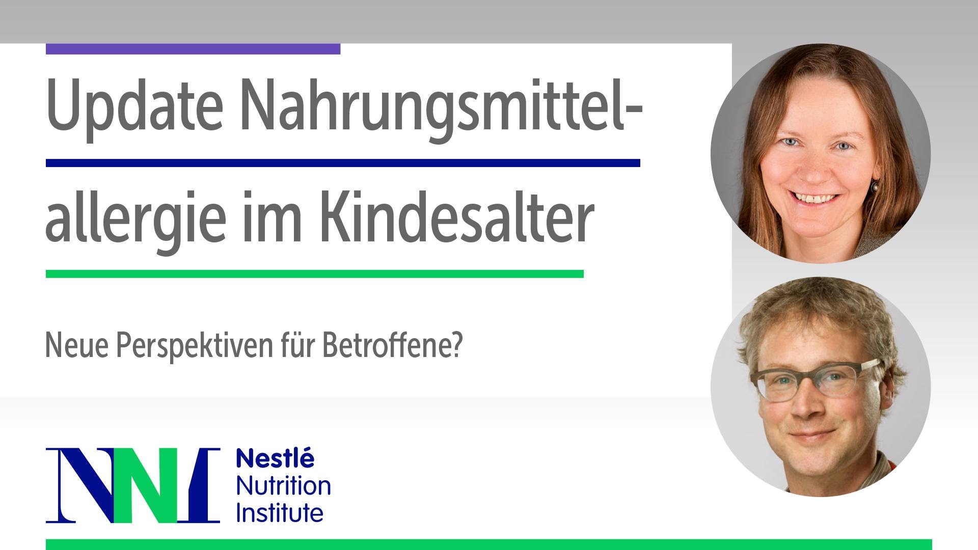 Expertenrunde: Update Nahrungsmittelallergie im Kindesalter