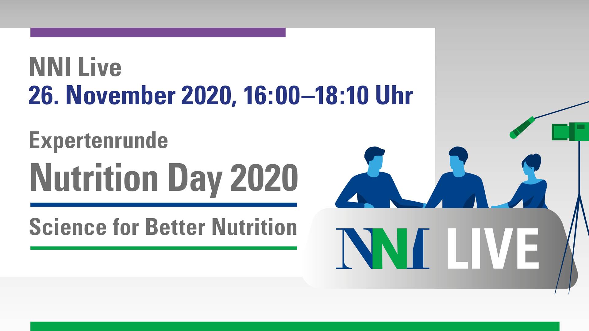 Nutrition Day 2020 - Expertenrunde