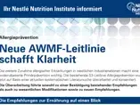 Allergieprävention - Neue AWMF-Leitlinie schafft Klarheit (publications) Allergieprävention - Neue AWMF-Leitlinie schafft Klarheit (publications)