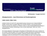 Allergieprävention – neue Erkenntnisse und Studienergebnisse (publications) Allergieprävention – neue Erkenntnisse und Studienergebnisse (publications)