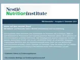 NNI-Website und Newsletter liefern aktuelle Informationen rund um Ernährung (publications)