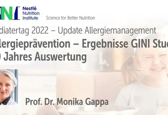 Update Allergiemanagement – Allergieprävention – Ergebnisse GINI-Studie – 20 Jahres-Auswertung