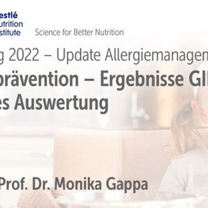 Update Allergiemanagement – Allergieprävention – Ergebnisse GINI-Studie – 20 Jahres-Auswertung