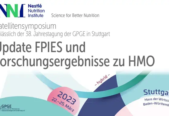 23.04.2023, Stuttgart – Satelliten-Symposium – Update FPIES und Forschungsergebnisse zu HMO