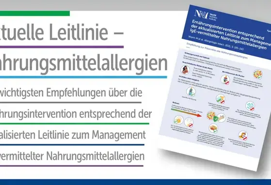 Aktuelle Leitlinie - Nahrungsmittelallergien