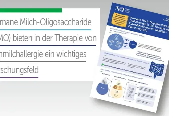 Humane Milch-Oligosaccharide (HMO) bieten in der Therapie von Kuhmilchallergie ein wichtiges Forschungsfeld