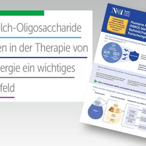 Humane Milch-Oligosaccharide (HMO) bieten in der Therapie von Kuhmilchallergie ein wichtiges Forschungsfeld