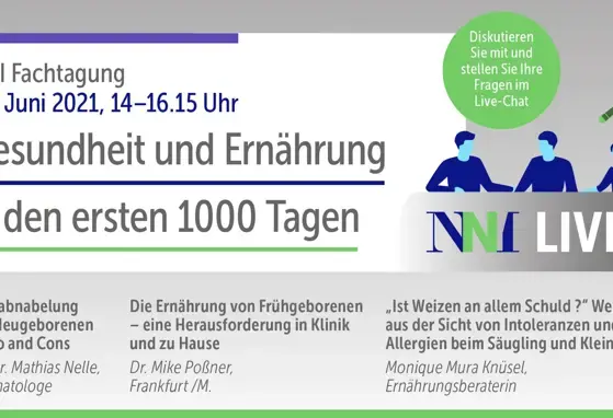 NNI Fachtagung: „Gesundheit und Ernährung in den ersten 1000 Tagen“