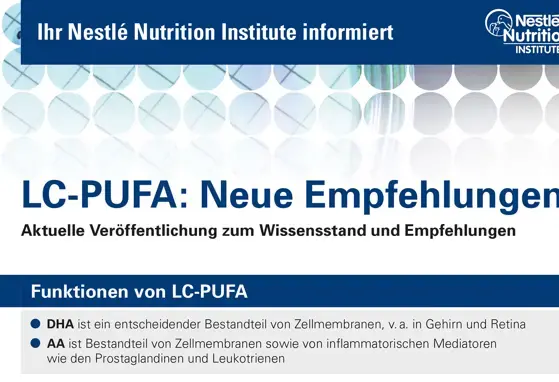 LC-PUFA: Neue Empfehlungen (publications)
