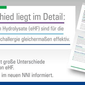 Nicht alle extensiv hydrolysierten Säuglingsnahrungen sind gleichermaßen effektiv! (publications)