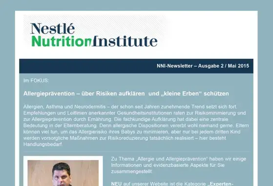 Allergieprävention – über Risiken aufklären und „kleine Erben“ schützen (publications)