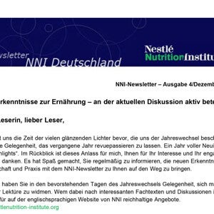 Neue Erkenntnisse zur Ernährung – an der aktuellen Diskussion aktiv beteiligen (publications)