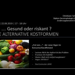 NNI-Live-Webcast: Alternative Ernährungsformen: Gesund oder riskant in Schwangerschaft & Stillzeit?! (videos)