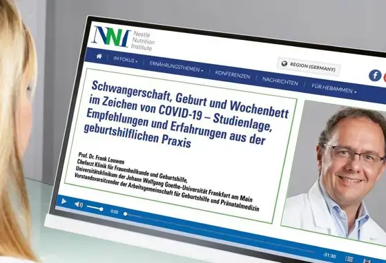 Live-Webcast „Schwangerschaft, Geburt und Wochenbett im Zeichen von COVID-19“ (events)