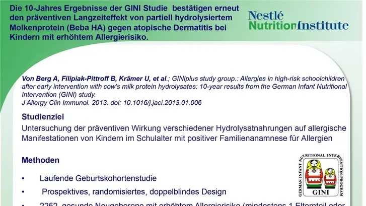 Die 10-Jahres Ergebnisse der GINI Studie (publications)