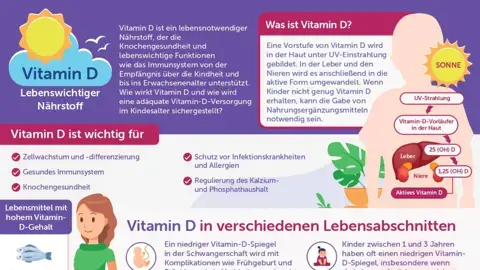 Vitamin D – lebenswichtiger Nährstoff (infographics)
